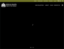 Tablet Screenshot of hillshats.co.nz